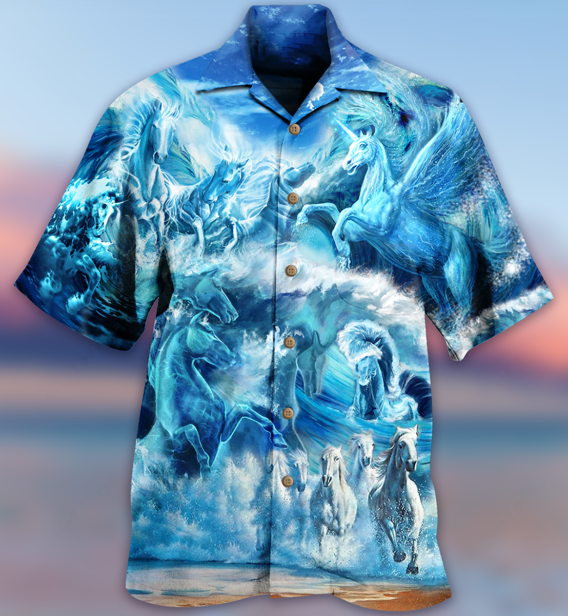 Horse Run Sea Free Souls Hawaiian Shirt For Warm Weather Adventures And Everyday Comfort