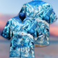 Horse Run Sea Free Souls Hawaiian Shirt For Summer Events And Casual Outdoor Wear