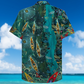 Kayaking I'd Rather Hawaiian Shirt For Summer Vacation And Beach Travel
