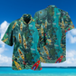 Kayaking I'd Rather Hawaiian Shirt Pattern View For Relaxed Warm Weather Outfits