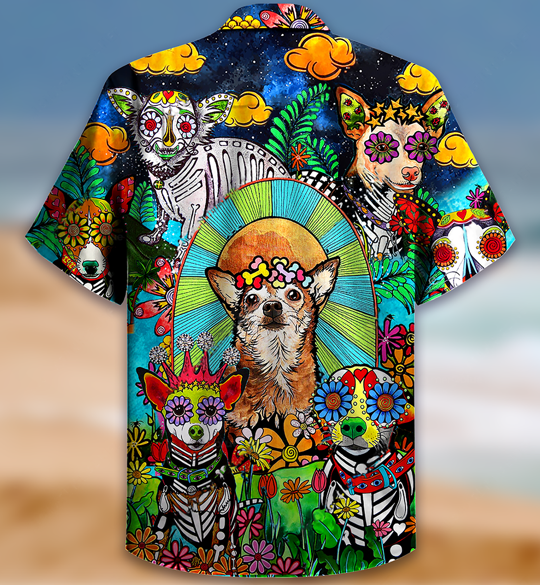 Dog Chihuahua Hawaiian Shirt For Poolside Relaxation And Sunny Getaways