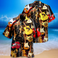 Guitar Music Hawaiian Shirt Design View For Casual Summer Styling