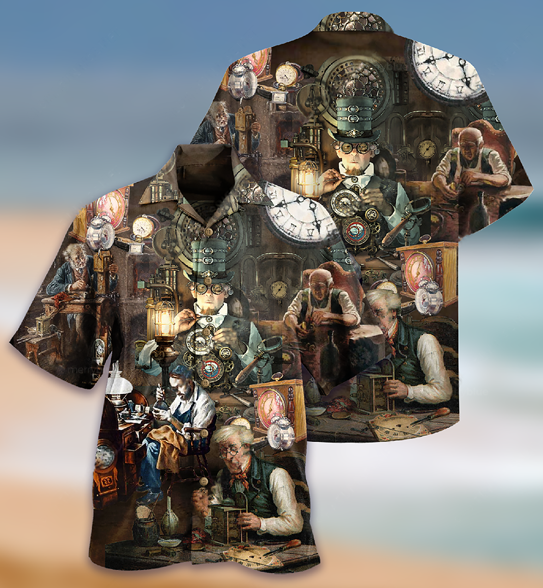 Watchmaker Skillfull Hands Excellent Watchmakers Hawaiian Shirt For Vacation Days And Relaxed Coastal Outings