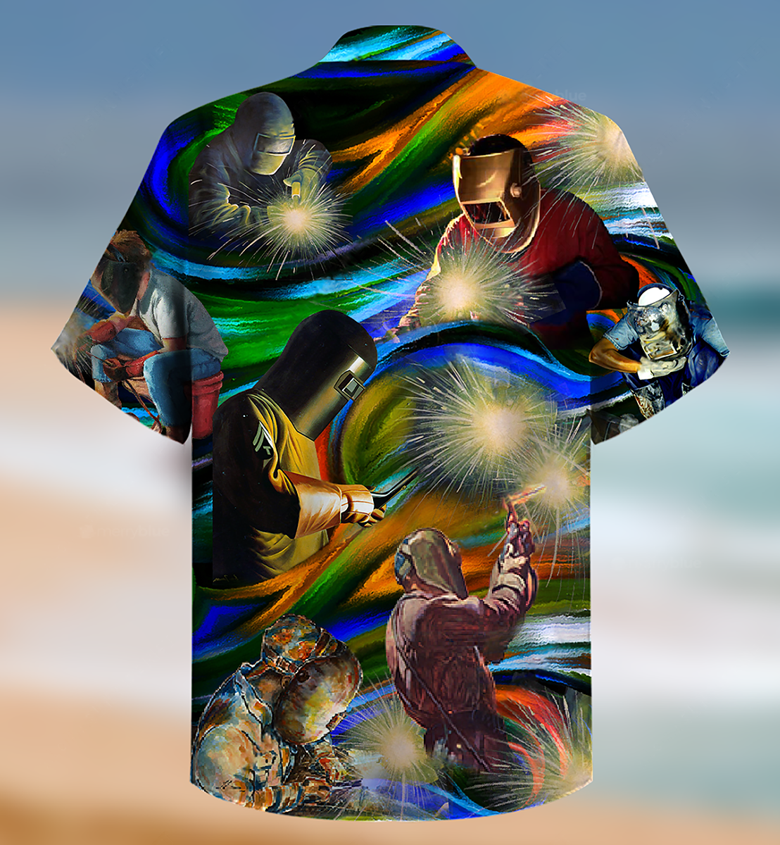Welder Yes Am Fire Finish Weld Hawaiian Shirt For Resort Getaways And Comfortable Summer Activities