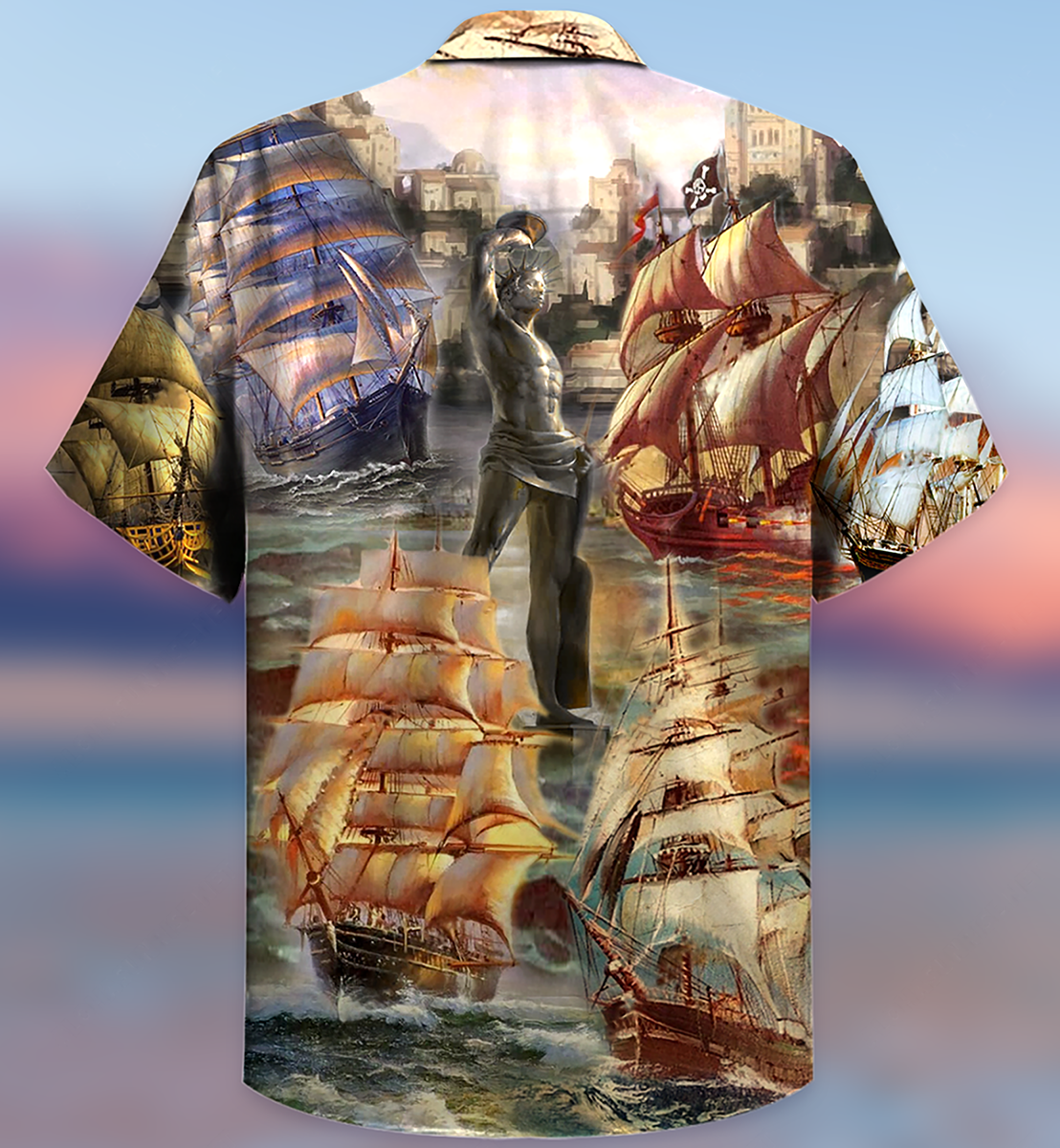 Sailing Away Adventure Hawaiian Shirt For Resort Getaways And Comfortable Summer Activities