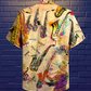 Saxophone Music Hawaiian Shirt Design Detail For Beach Days And Holiday Travel