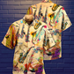 Saxophone Hawaiian Shirt For Summer Travel Coastal Events And Thoughtful Gift Giving And Resort Style