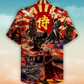 Samurai Fear Death Unlived Hawaiian Shirt Artwork View For Weekend Travel And Beach Style