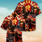 Samurai Fear Death Unlived Hawaiian Shirt Design Detail For Sunny Adventures And Casual Wear