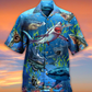 Shark Megalodon Alive Hawaiian Shirt For Resort Getaways And Comfortable Summer Activities