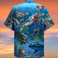 Shark Megalodon Alive Hawaiian Shirt For Summer Vacation And Beach Travel