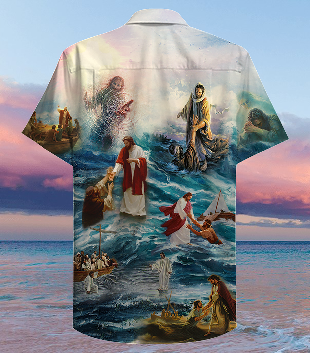 Faith Hawaiian Shirt Artwork View For Coastal Escapes And Resort Style