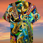 Saxophone Music Second Language Hawaiian Shirt Pattern View For Lightweight Everyday Style