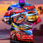 Classic Car Hawaiian Shirt With All Over Print For Island Vacation Beach Days And Thoughtful Gifting