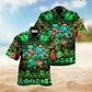 D2 Glowing Kaleidoscope Dice Hawaiian Shirt For Summer Vacation Beach Travel And Relaxed Casual Wear