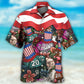Tabletop Dice Independence Day Hawaiian Shirt Pattern Detail For Vacation Travel And Daily Wear