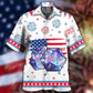 Tabletop Dice Independence Day Hawaiian Shirt Design View For Resort Travel And Thoughtful Gifting