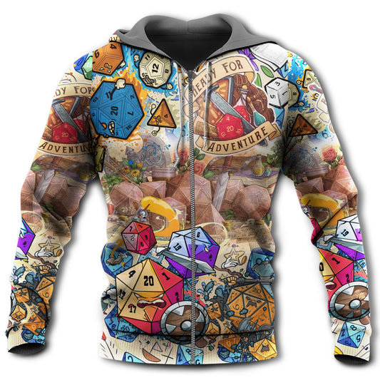 D20 Ready Adventure Hoodie For Comfortable Daily Outfits Holidays And Casual Wear
