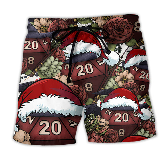 Fantasy Dice Witch Holiday Vibe Beach Shorts Pattern View For Vacation Travel And Outdoor Fun