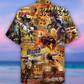 Cowboy Rodeo Sport Hawaiian Shirt Pattern Detail For Vacation Travel And Daily Wear