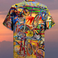 Bicycle Hawaiian Shirt For Vacation Days And Relaxed Coastal Outings