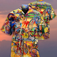 Bicycle Hawaiian Shirt Artwork View For Weekend Travel And Beach Style