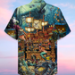 Skull Pirate Treasure Night At Sea Limited Edition – Hawaiian Shirt