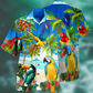 Parrot Beach Hawaiian Shirt Artwork View For Weekend Travel And Beach Style