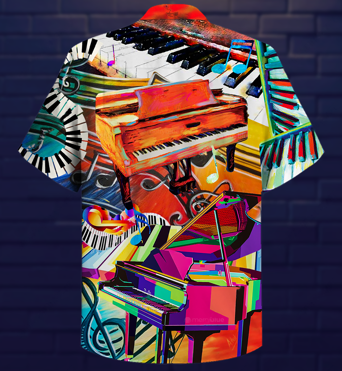 Piano Music Fail Hawaiian Shirt For Resort Getaways And Comfortable Summer Activities
