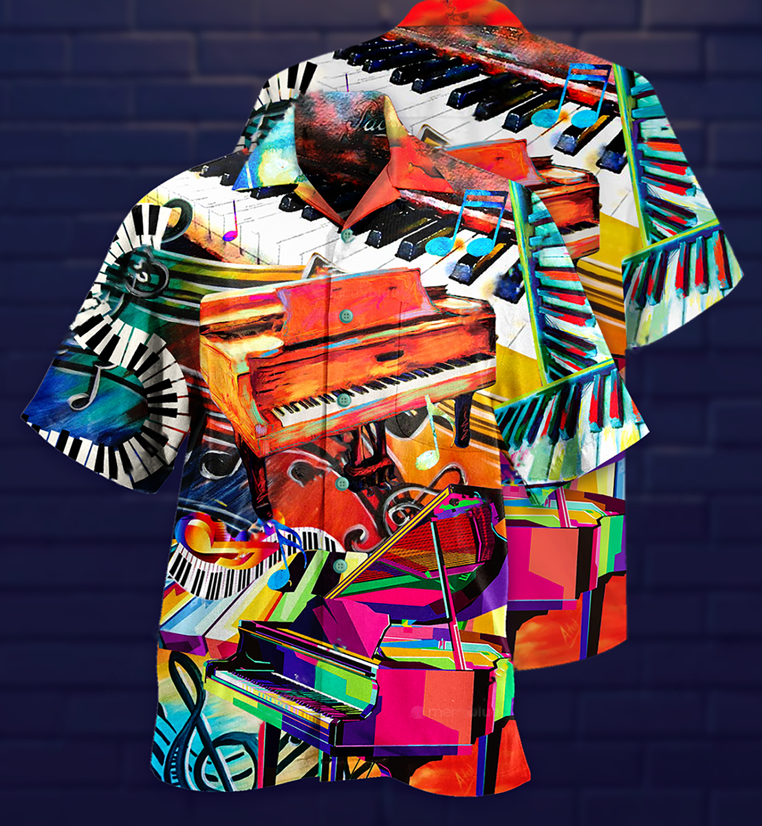 Piano Music Fail Hawaiian Shirt For Summer Vacation And Beach Travel
