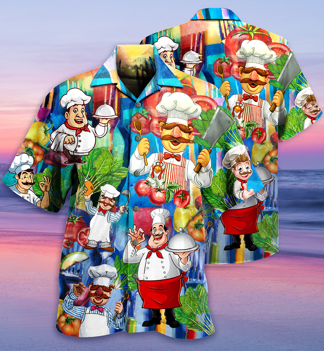 Chef Put Meat Mouth Swallow Hawaiian Shirt For Summer Vacation And Beach Travel