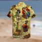 Parrot Amazing Nautical Pirate Parrots Hawaiian Shirt Artwork View For Weekend Travel And Beach Style