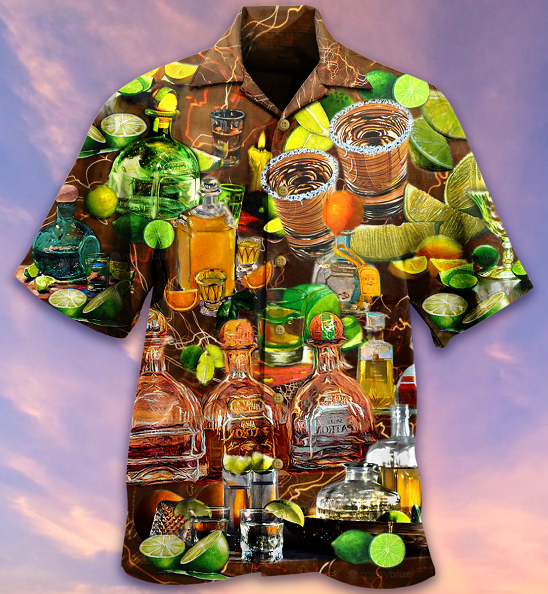 Wine Gives Lemon Grab Tql Salt Hawaiian Shirt For Summer Vacation And Beach Travel