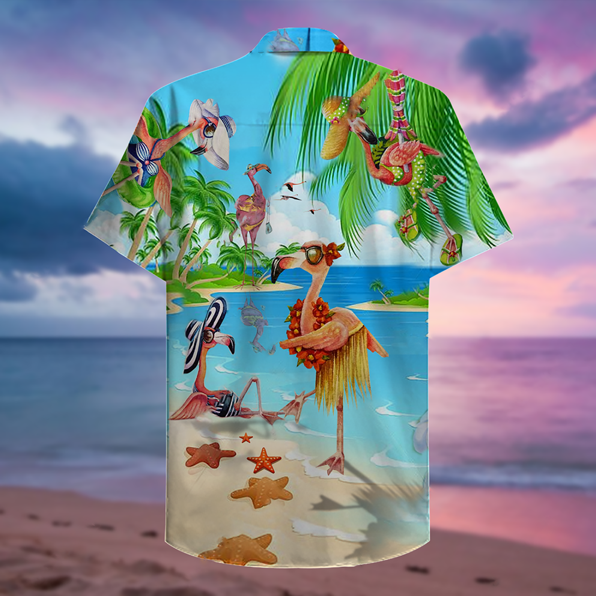 Flamingo Beach Amazing Hawaiian Shirt For Poolside Relaxation And Sunny Getaways