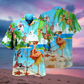 Flamingo Beach Amazing Hawaiian Shirt Pattern View For Lightweight Everyday Style