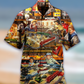 Vintage Train Toys Amazing Hawaiian Shirt Design Detail For Sunny Adventures And Casual Wear