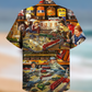 Vintage Train Toys Amazing Hawaiian Shirt For Resort Getaways And Comfortable Summer Activities