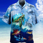 Turtle Flow Hawaiian Shirt Design Detail For Sunny Adventures And Casual Wear