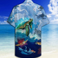 Turtle Flow Hawaiian Shirt For Resort Getaways And Comfortable Summer Activities