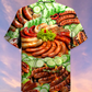 Dog Food Hot Salad Hawaiian Shirt For Summer Events And Casual Outdoor Wear