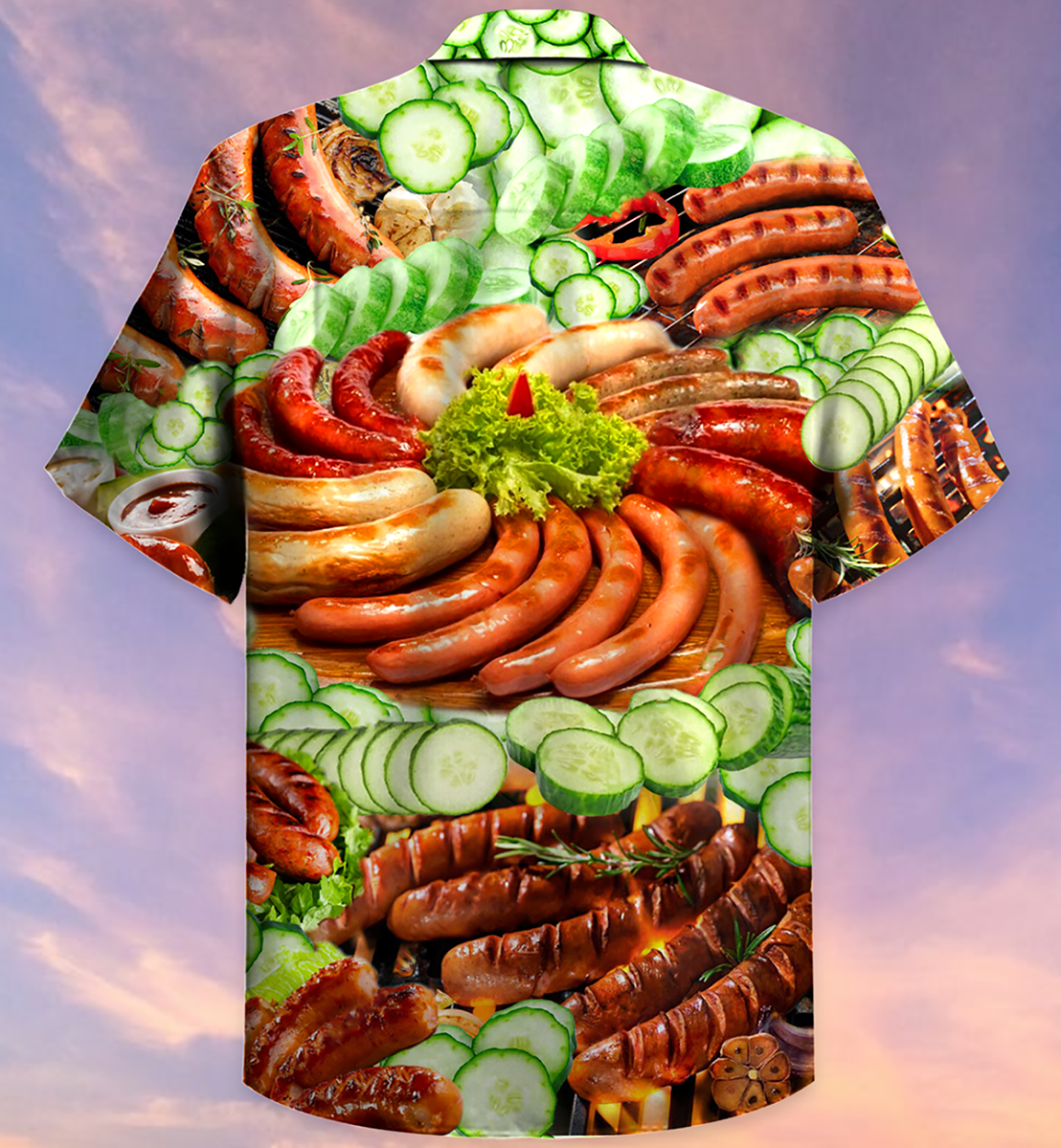 Dog Food Hot Salad Hawaiian Shirt For Summer Events And Casual Outdoor Wear