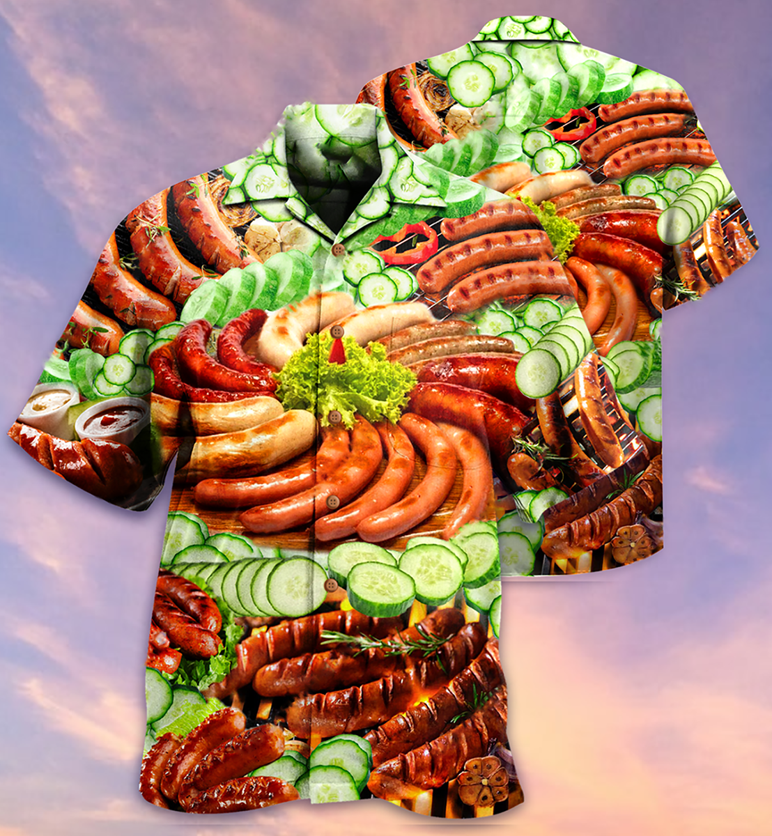 Dog Food Hot Salad Hawaiian Shirt For Warm Weather Adventures And Everyday Comfort