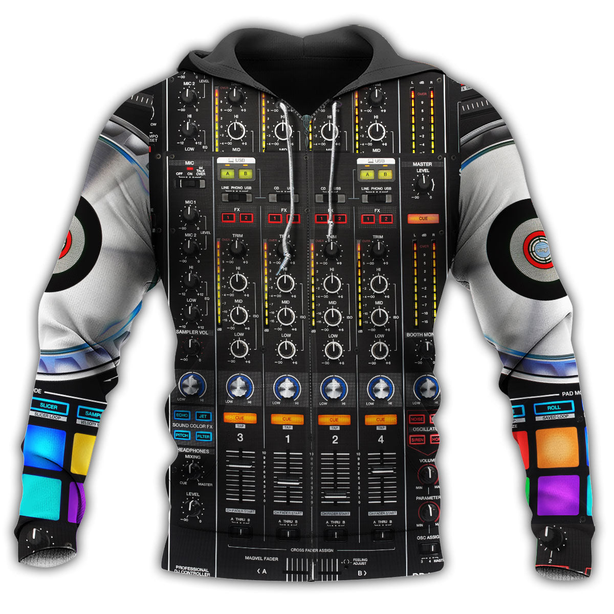 DJ Music Studio Vibe Hoodie For Musicians Weekend Travel And Thoughtful Gift Giving