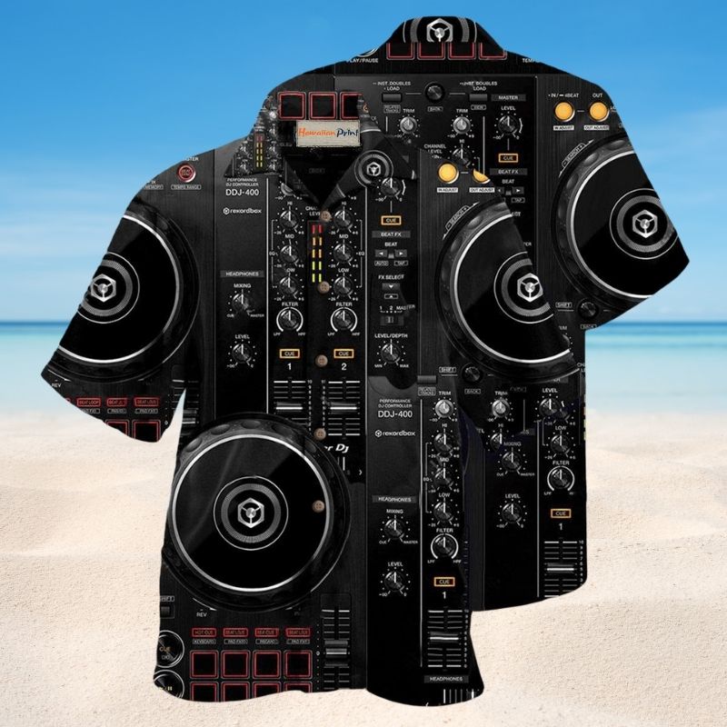 DJ Yes Hawaiian Shirt For Creative Performers, Coastal Trips, And Casual Everyday Wear