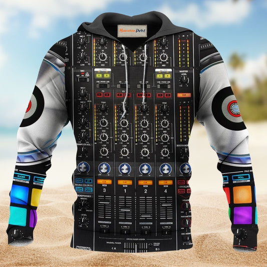 DJ Music Studio Vibe Hoodie For Musicians Weekend Travel And Thoughtful Gift Giving