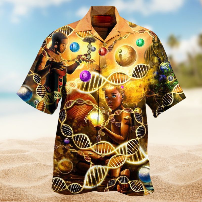 Dna You'Re Hawaiian Shirt For Summer Vacation, Beach Travel, And Casual Wear