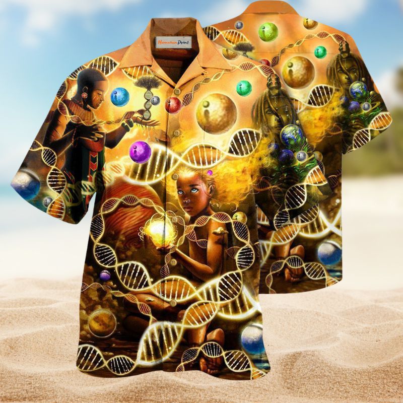 Dna You'Re Hawaiian Shirt For Summer Vacation, Beach Travel, And Casual Wear