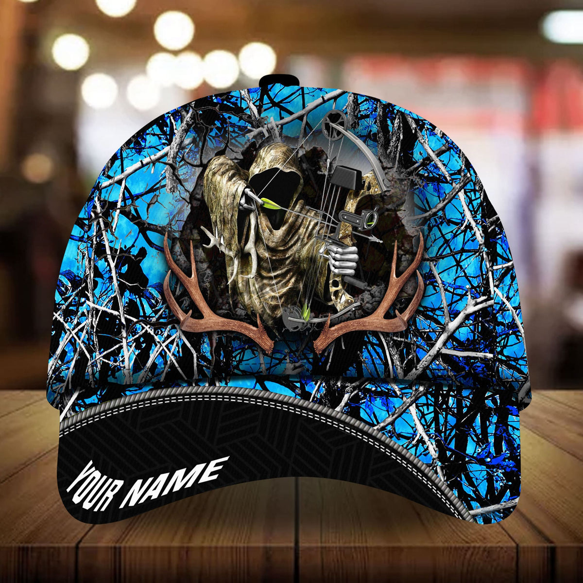 Deerhorn Hunting Personalized Classic Cap For Casual Styling Holiday Travel And Weekend Adventures