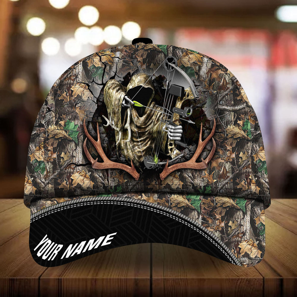 Deerhorn Hunting Personalized Classic Cap For Casual Styling Holiday Travel And Weekend Adventures