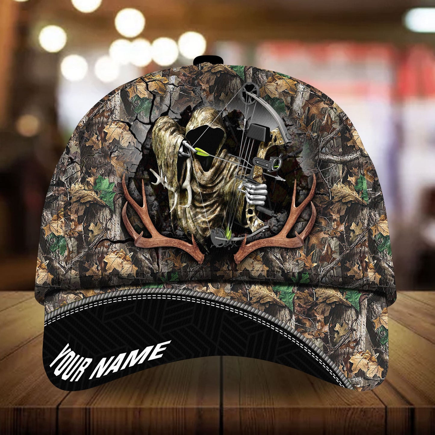 Deerhorn Hunting Personalized Classic Cap For Casual Styling Holiday Travel And Weekend Adventures